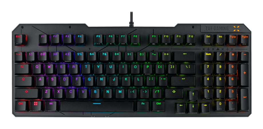 ASUS TUF Gaming K3 Gen II clavier USB QWERTY Fran�ais Noir