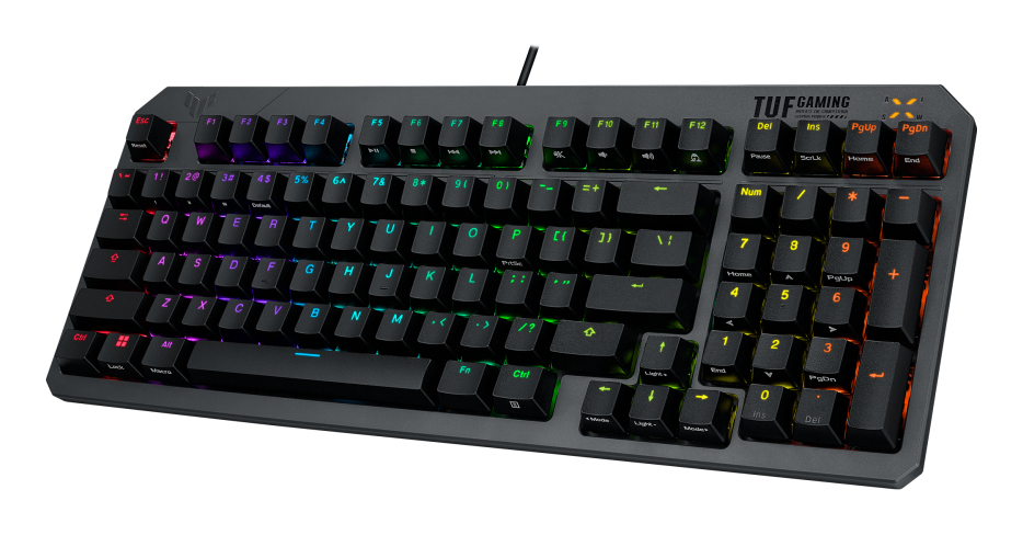 ASUS TUF Gaming K3 Gen II clavier USB QWERTY Fran�ais Noir