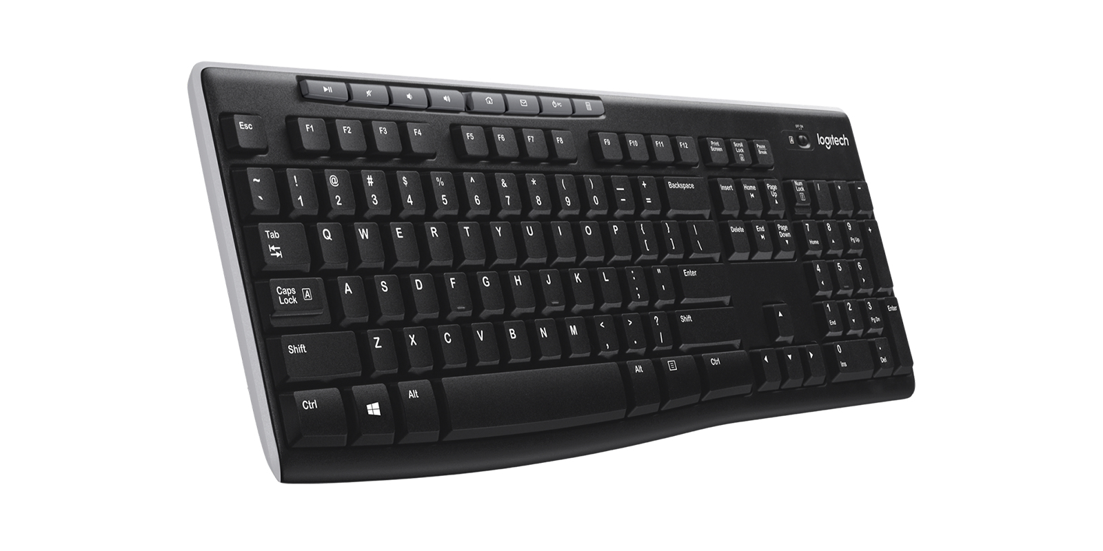 Logitech Wireless Keyboard K270 - Tastatur - kabellos