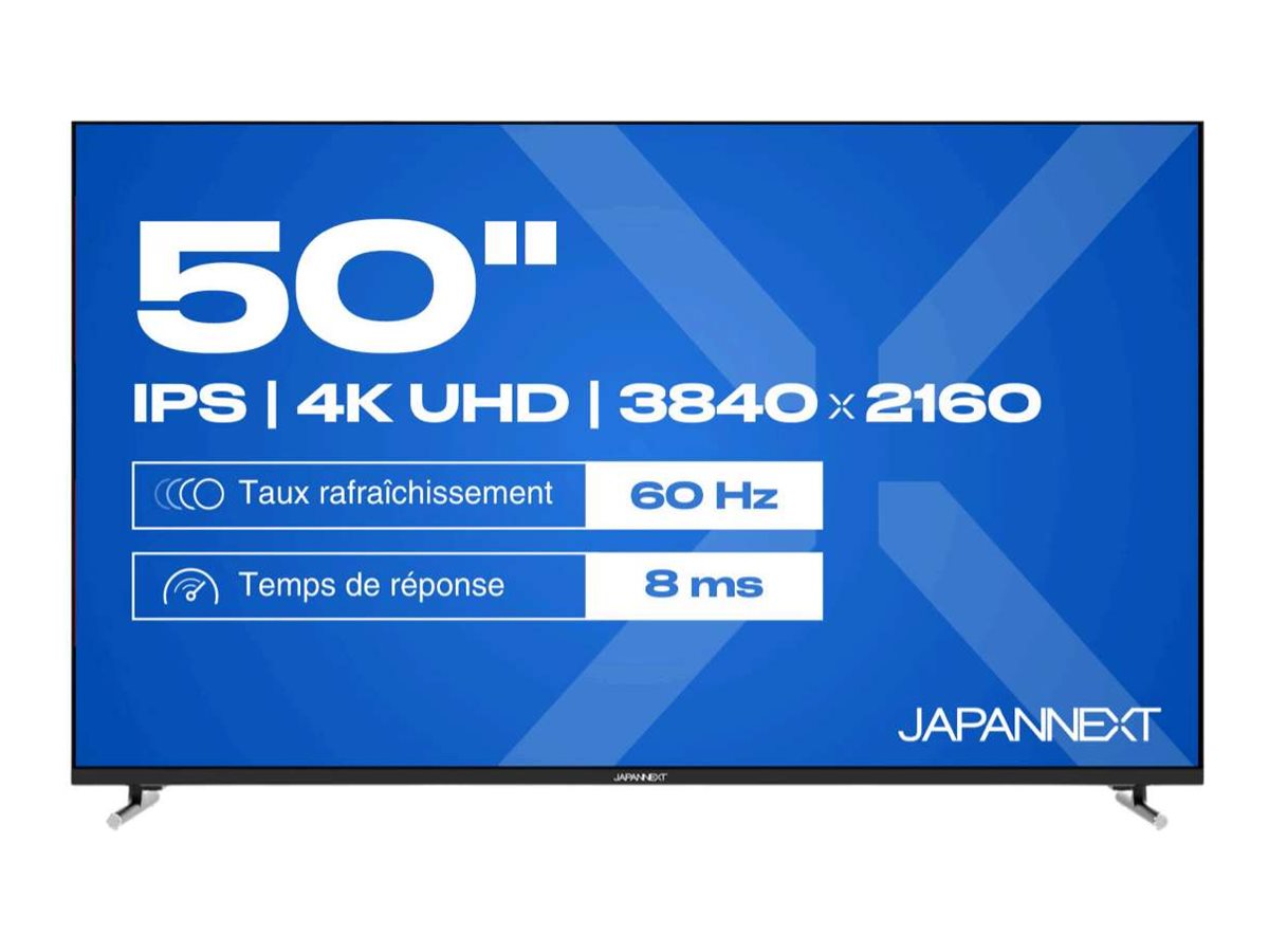 JAPANNEXT JN-IPS500UHD60F - 127 cm (50) Diagonalklasse LCD-Display mit LED-Hintergrundbeleuchtung - 4K UHD (2160p)