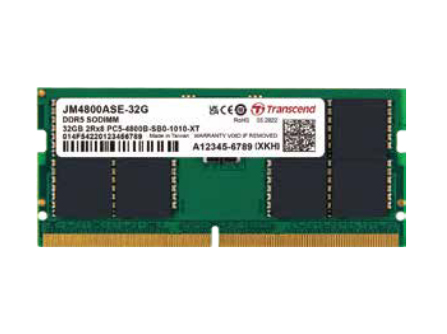 Transcend JetRAM - DDR5 - Modul - 32 GB - SO DIMM 262-PIN