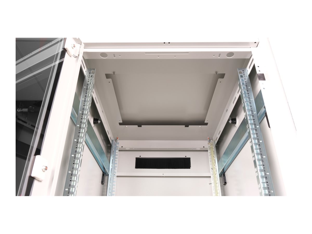 ROLINE Pro - Schrank Netzwerkschrank - mit Glast�r, 600 x 800 mm (B x T)