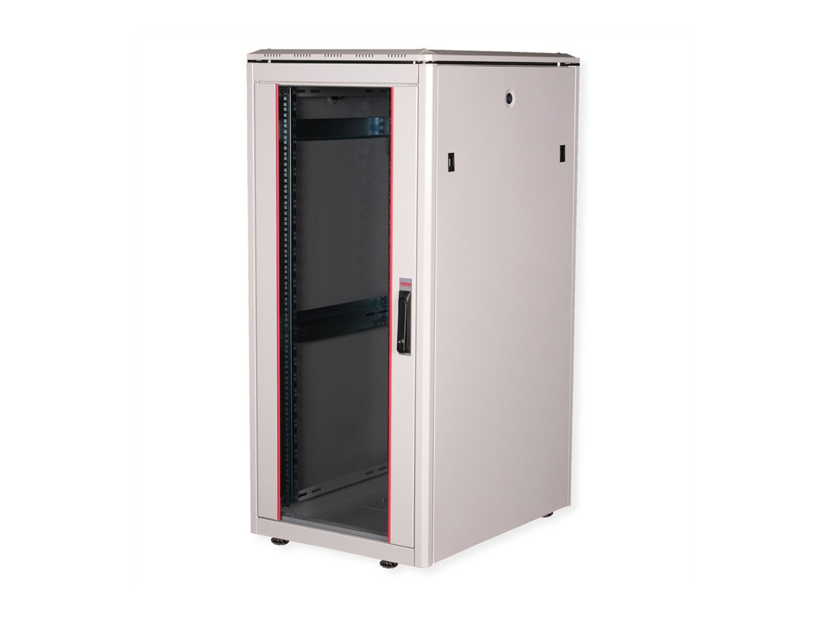 ROLINE Pro - Schrank Netzwerkschrank - mit Glast�r, 600 x 800 mm (B x T)