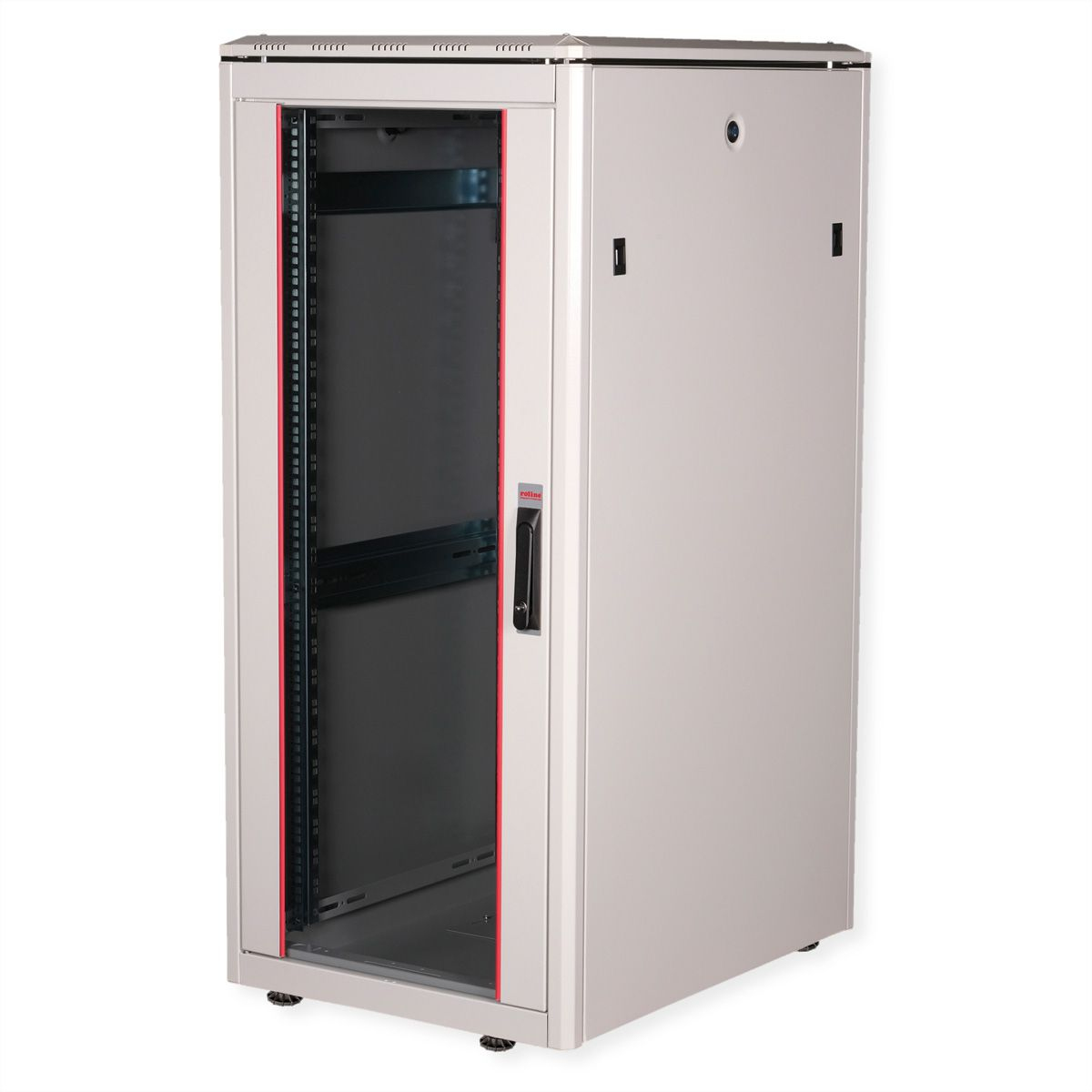 ROLINE Pro - Schrank Netzwerkschrank - mit Glast�r, 600 x 800 mm (B x T)