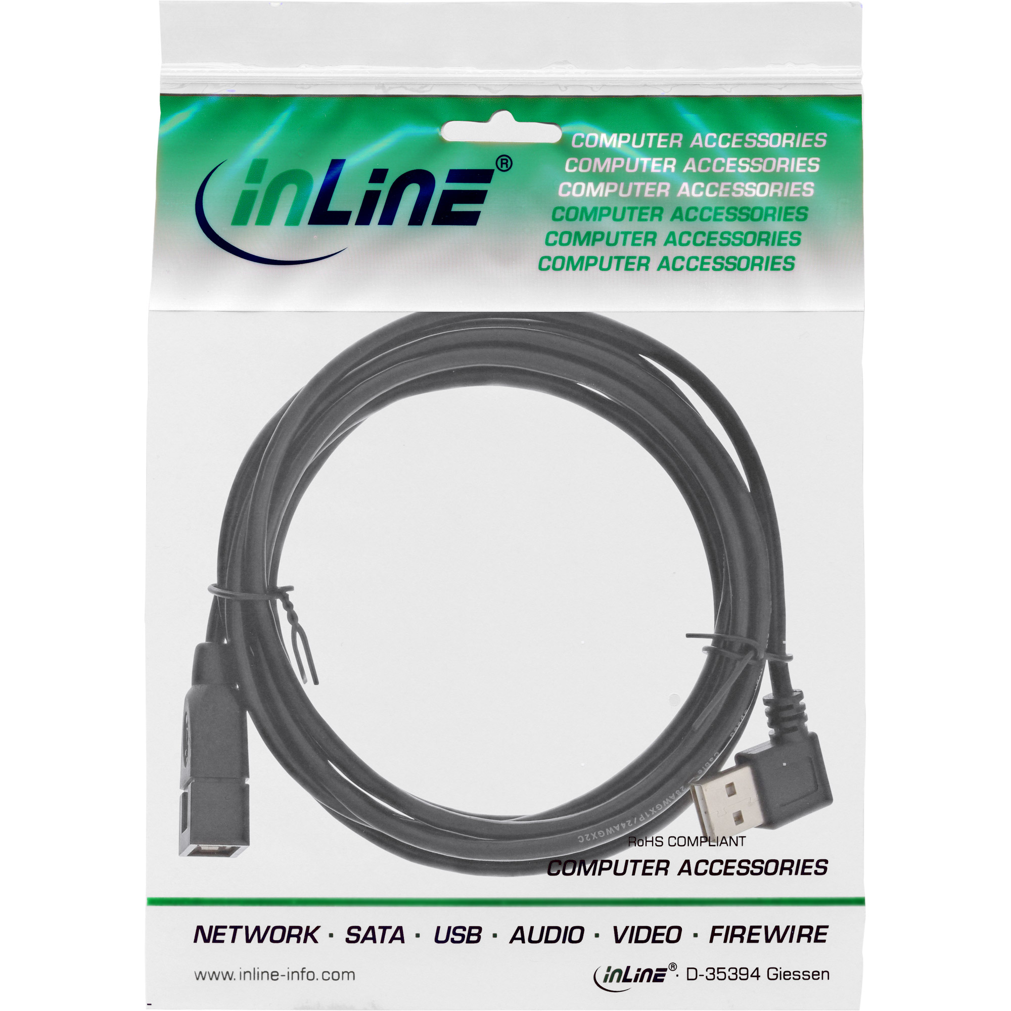 InLine USB 2.0 Smart Cable - USB-Verlngerungskabel - USB (M)