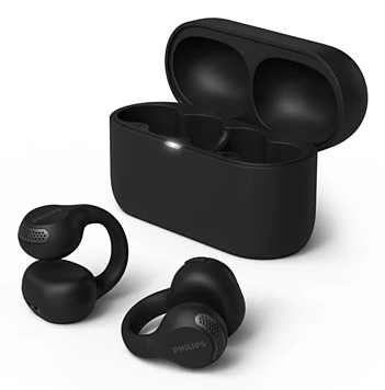 Philips 2000 series TAQ2000BK Auriculares True Wireless Stereo (TWS) Clip de oreja, De oreja abierta Llamadas/M�sica Bluetooth Negro