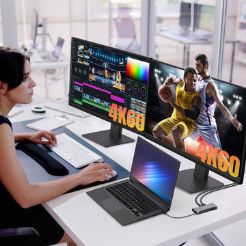 j5create USB-C DUAL 4K60 HDMI HUB