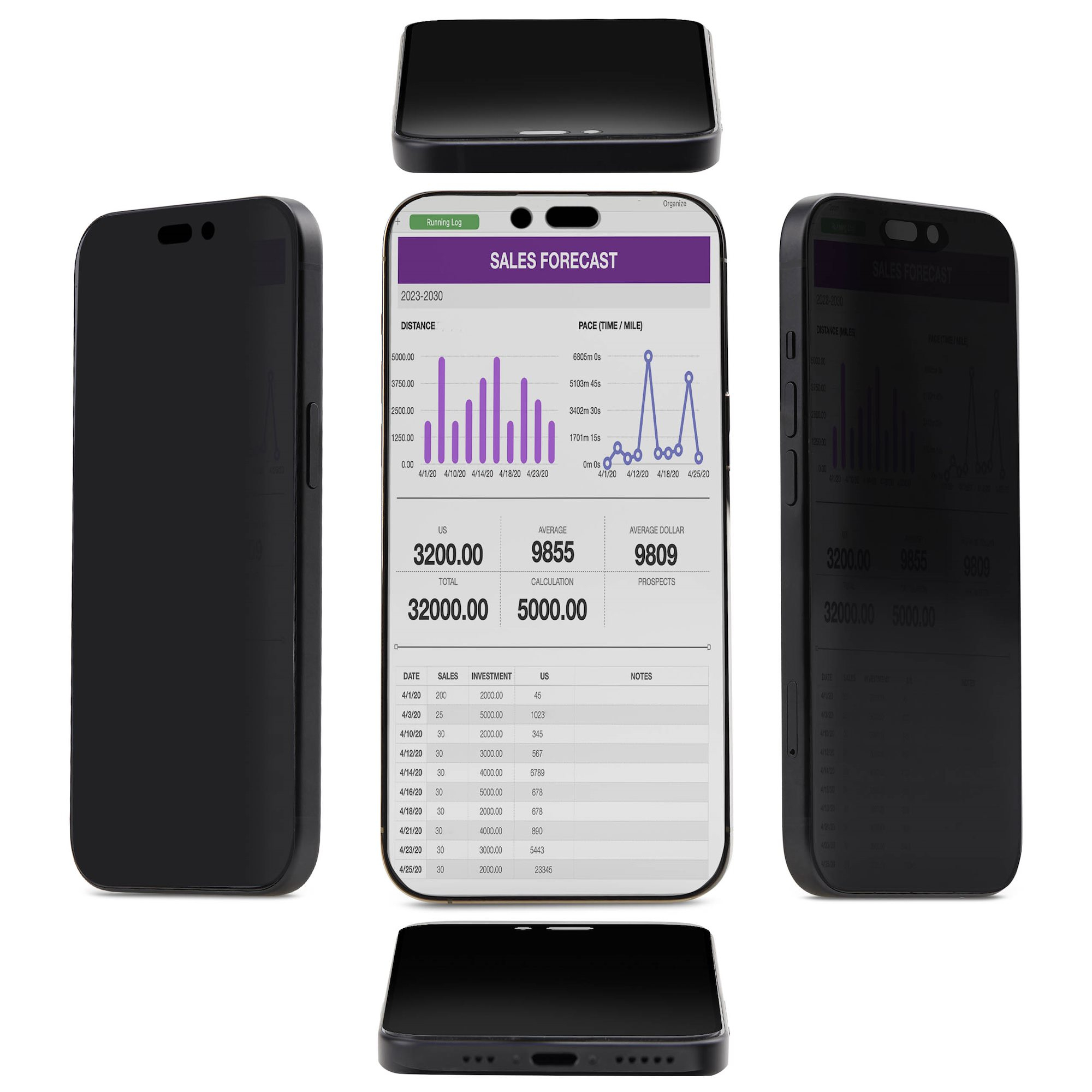 StarTech.com Bildschirmschutz f�r Handy - 4-way filter, 4-way 360, supports portrait/landscape orientation, touch-enabled