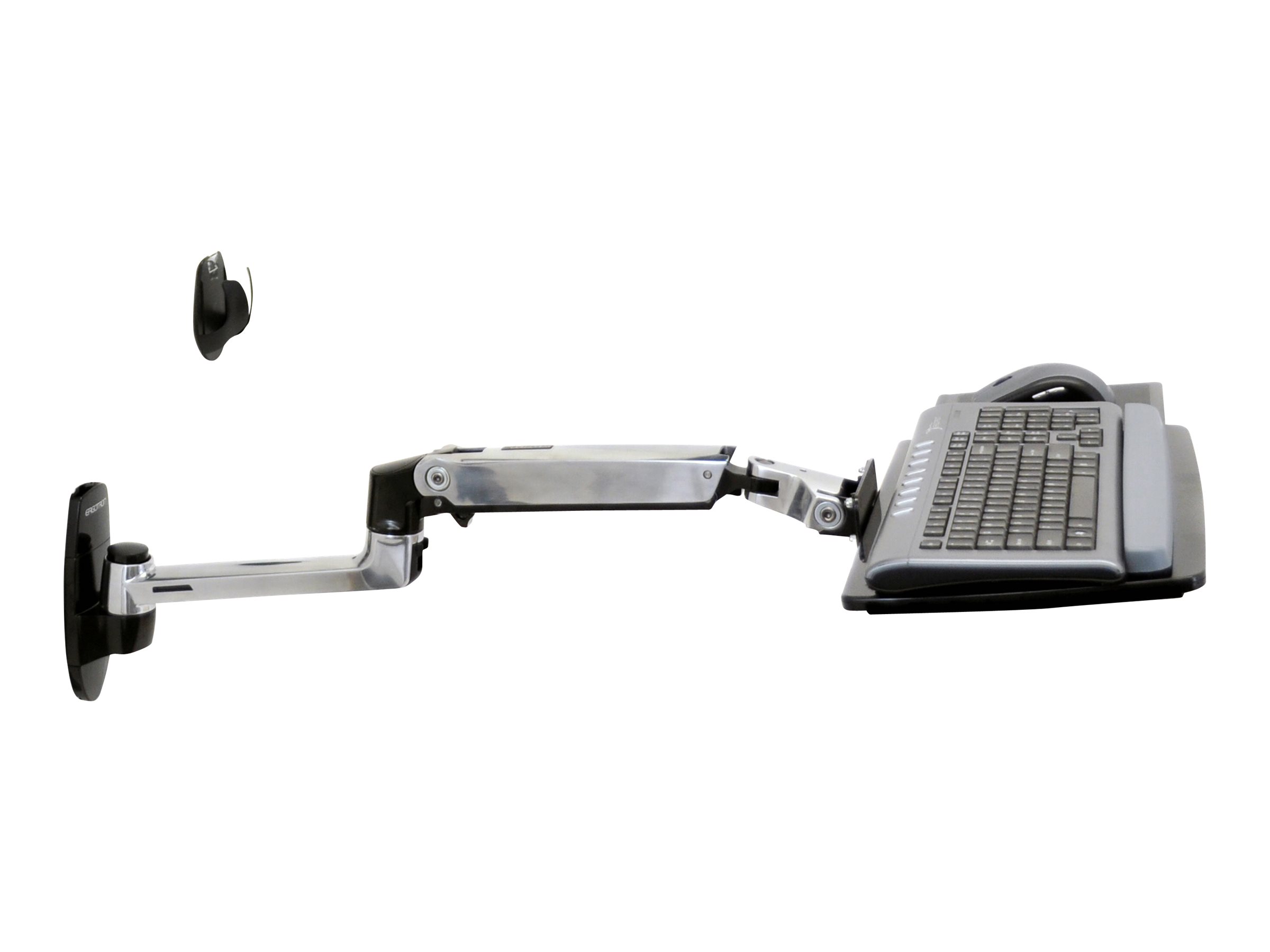 Ergotron LX Wall Mount Keyboard Arm Argento