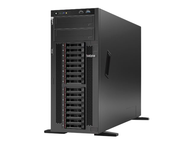 Lenovo ThinkSystem ST550 7X10 - Server - Tower - 4U - zweiweg - 1 x Xeon Silver 4210R / 2.4 GHz - RAM 32 GB - SAS - Hot-Swap 6.4 cm (2.5)
