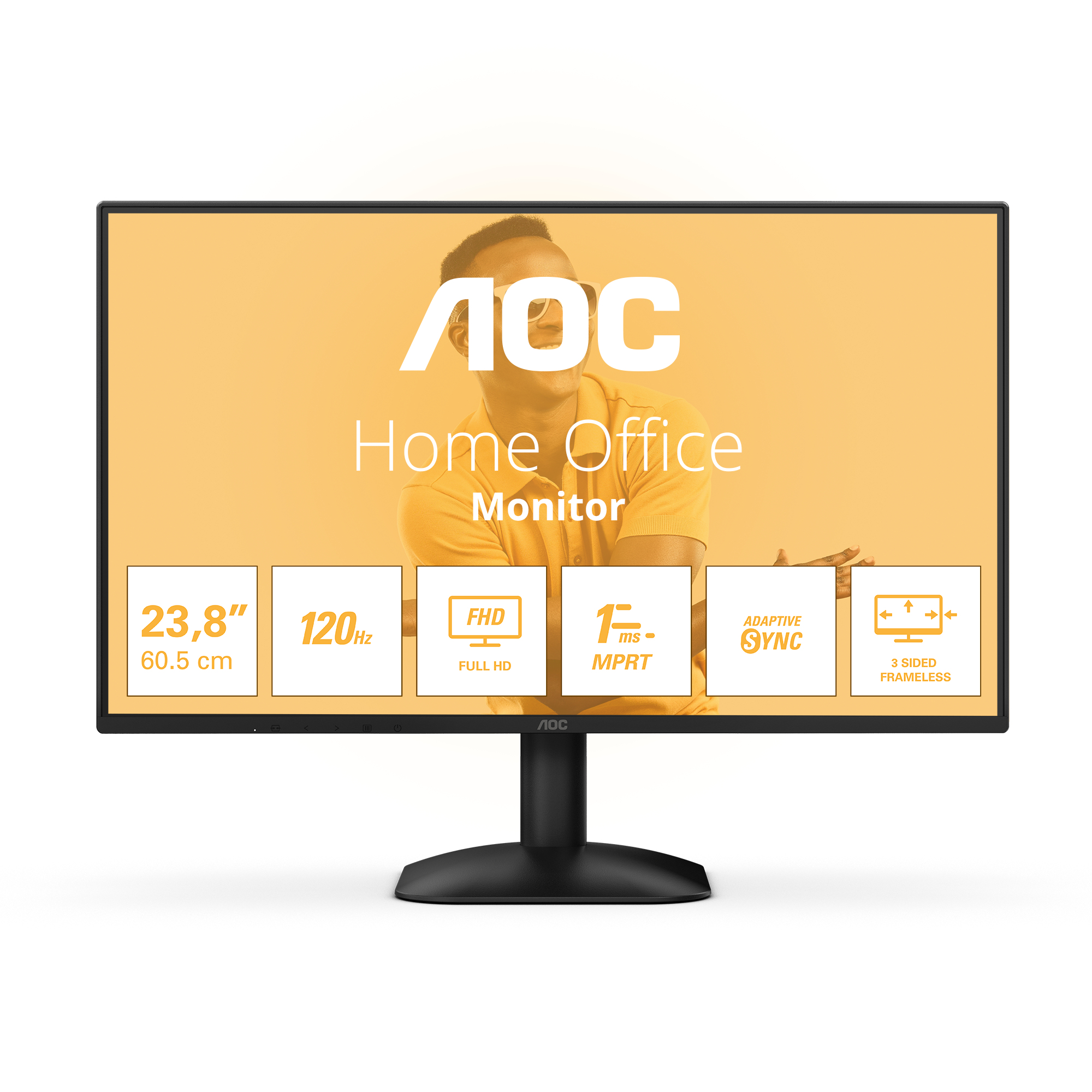 AOC 24B31H - LED-Monitor - 61 cm (24) (23.8 sichtbar) - 1920 x 1080 Full HD (1080p)