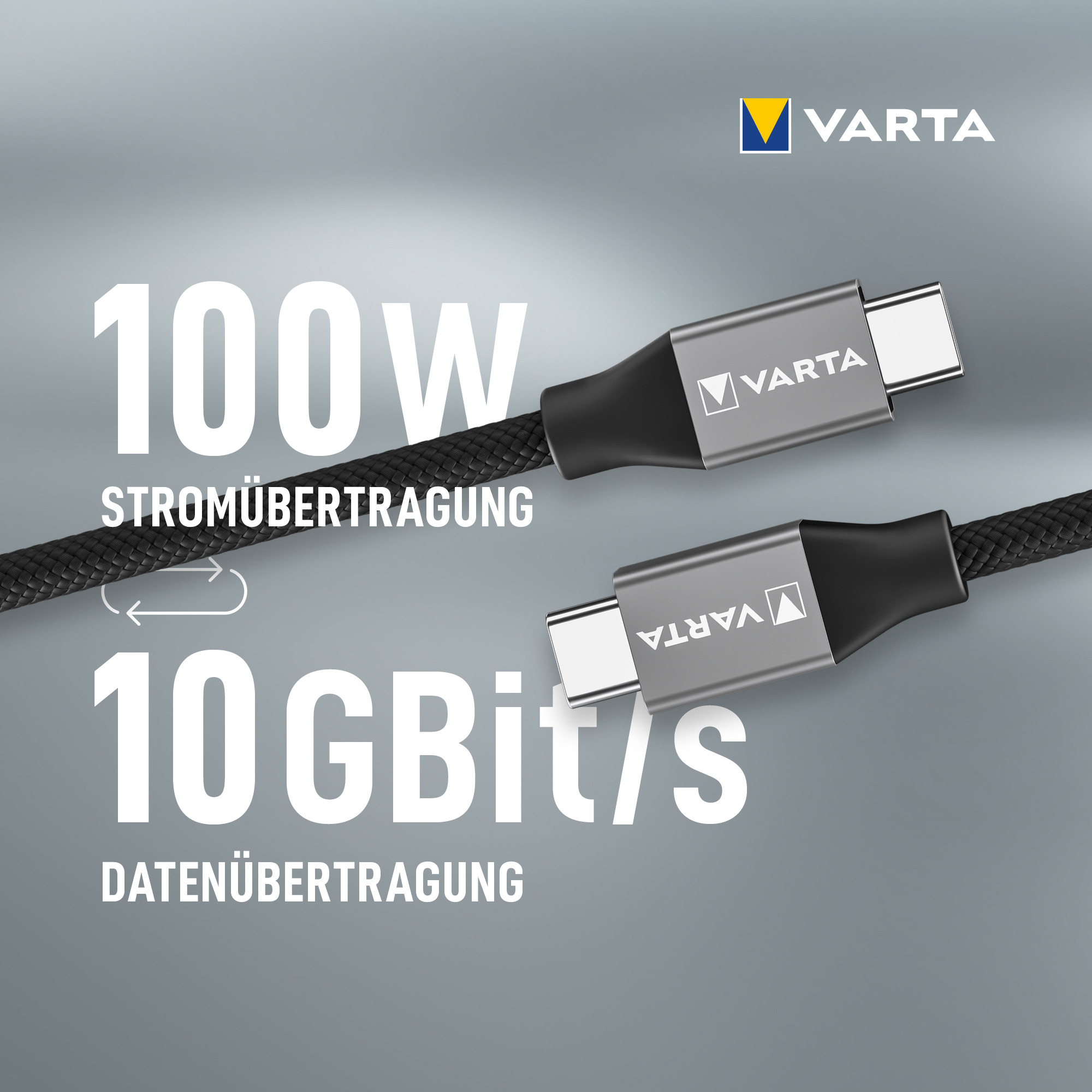 Varta Speed Charge & Sync Cable Usb Type C to - Kabel - Digital/Daten