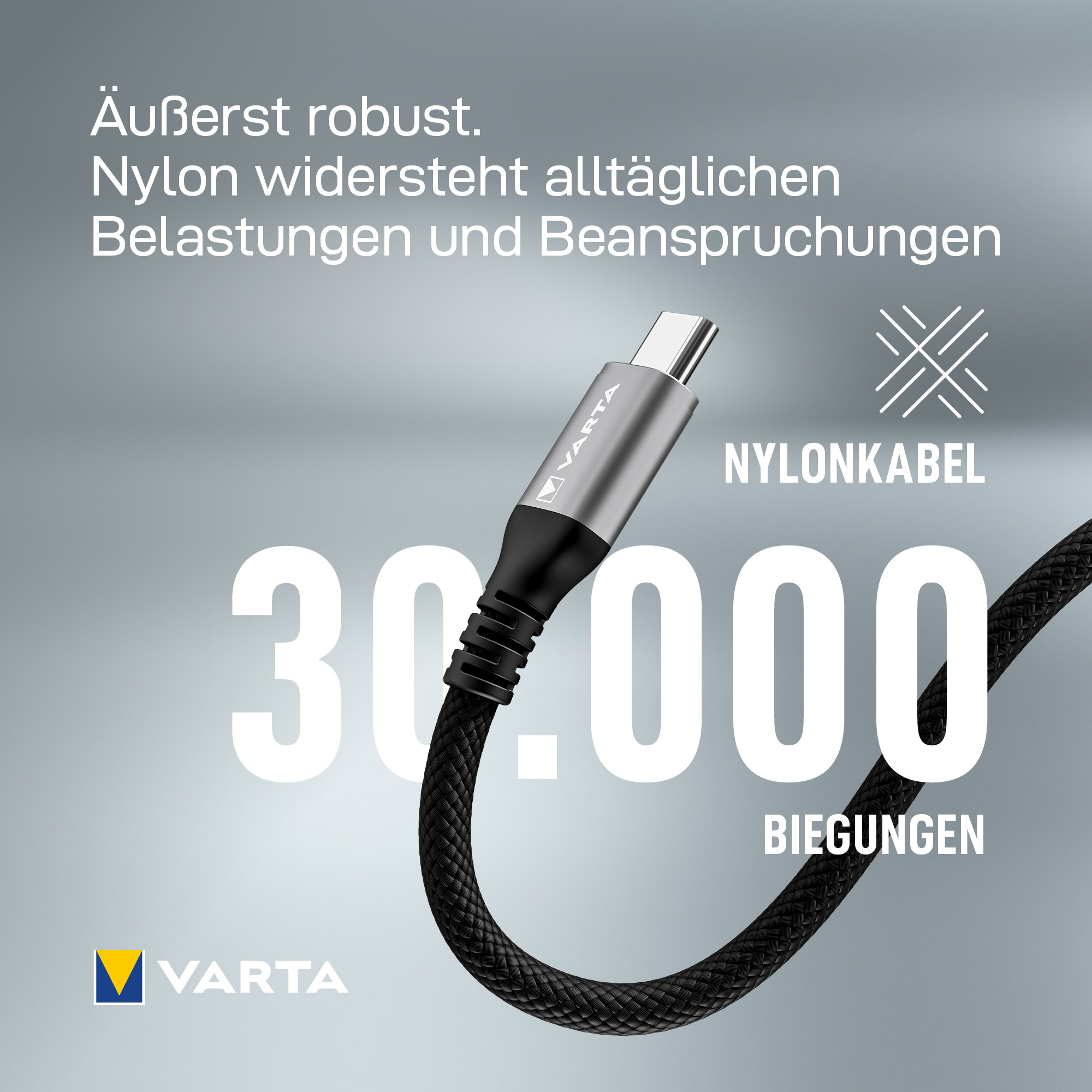 Varta Speed Charge & Sync Cable Usb Type C to - Kabel - Digital/Daten