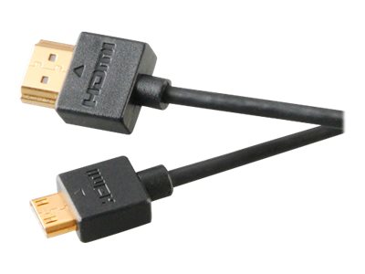 Akasa PROSLIM - HDMI-Kabel mit Ethernet - 19 pin mini HDMI Type C mnnlich zu HDMI mnnlich
