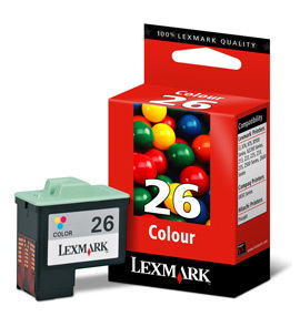 Lexmark 10N0026E ink cartridge 1 pc(s) Original Cyan, Magenta, Yellow
