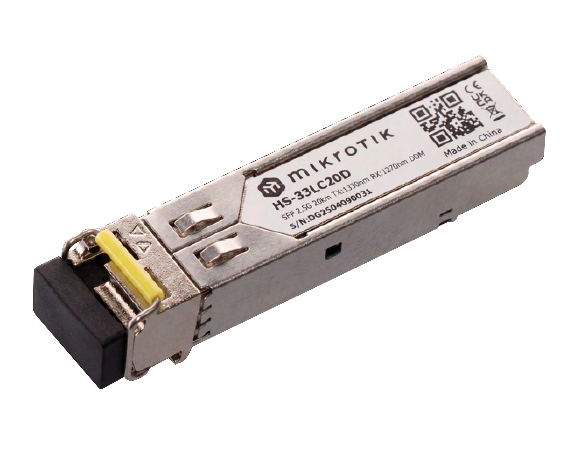 MikroTik Zubeh�r Pair of SFP modules HS-27LC20D 1.25G/2.5G SM T1270nm/R1330nm+ HS-33LC20D
