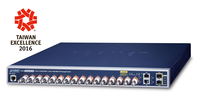 Planet LRP-1622CS - Managed - L2/L4 - Gigabit Ethernet (10/100/1000) - Power over Ethernet (PoE) - Rack-Einbau - 1U