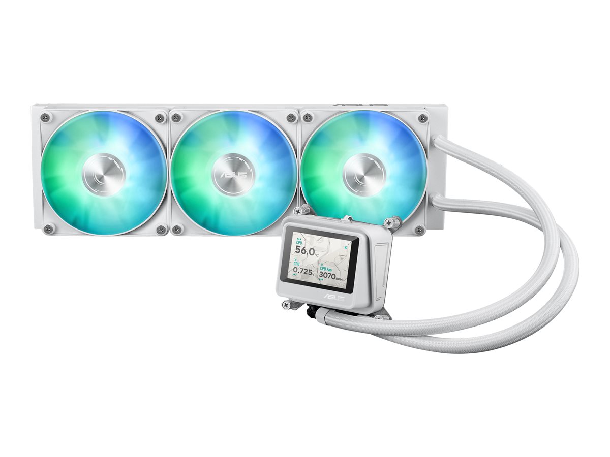 ASUS MAX Gaming LC 360 ARGB LCD White Edition Procesador Sistema de refrigeraci�n l�quida todo en uno 12 cm Blanco