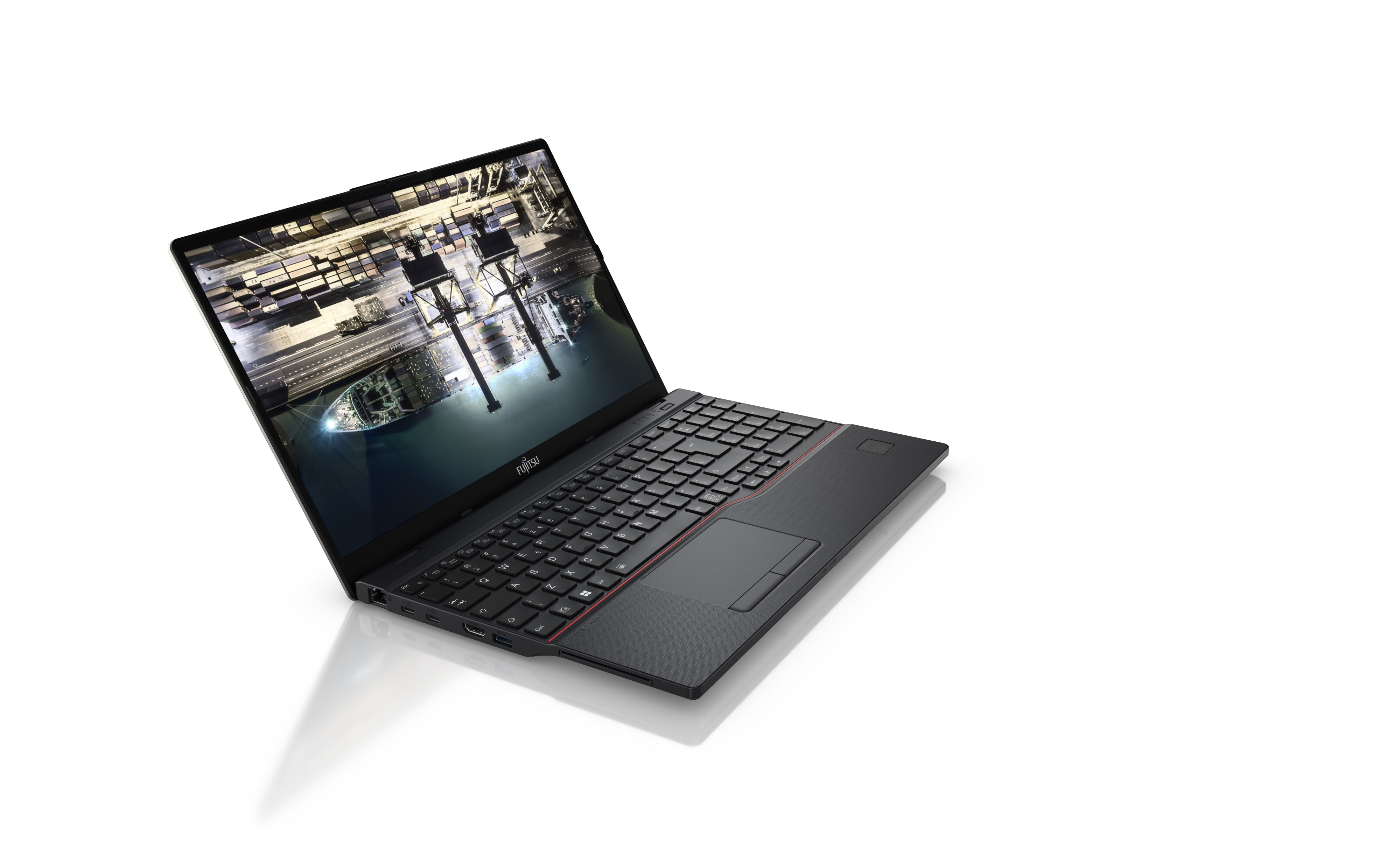 Fujitsu LIFEBOOK E5512 - Intel Core i7 1255U / 1.7 GHz - vPro Essentials - Win 11 Pro - Iris Xe Graphics - 16 GB RAM - 512 GB SSD SED, NVMe, Wert Ausdauer - 39.6 cm (15.6)