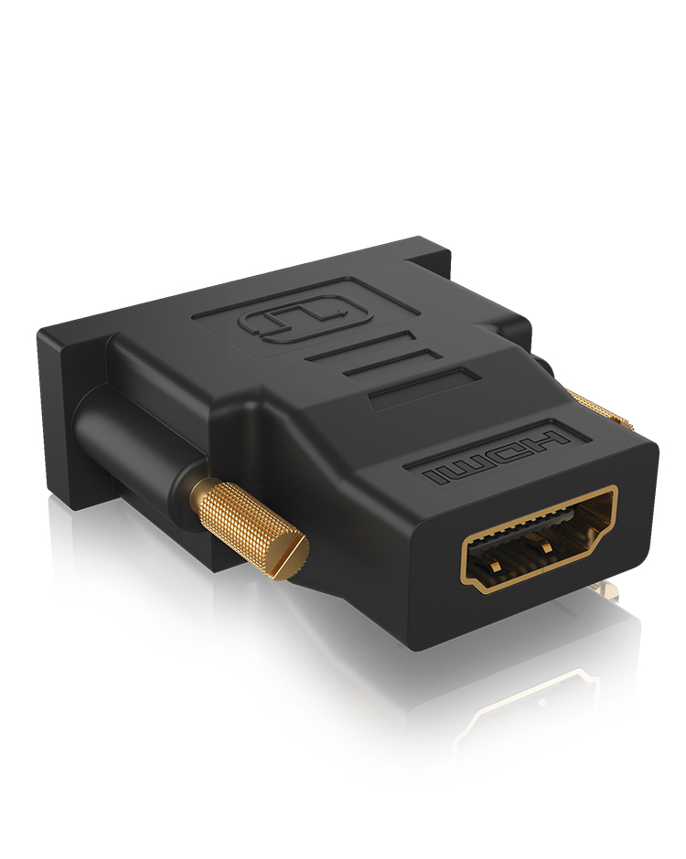 ICY BOX DVI-D (24+1) zu HDMI Adapter (IB-AC552) - DVI-D