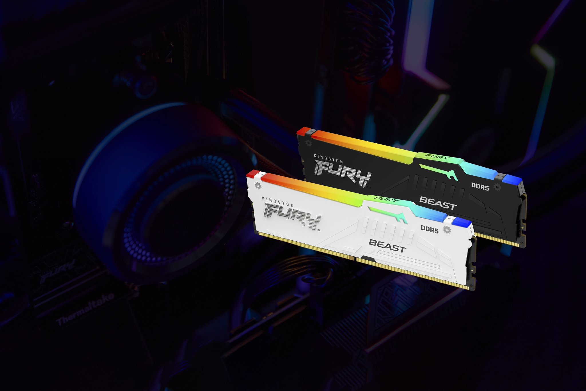 Kingston Technology FURY Beast 16GB 6400MT/s DDR5 CL32 DIMM RGB EXPO