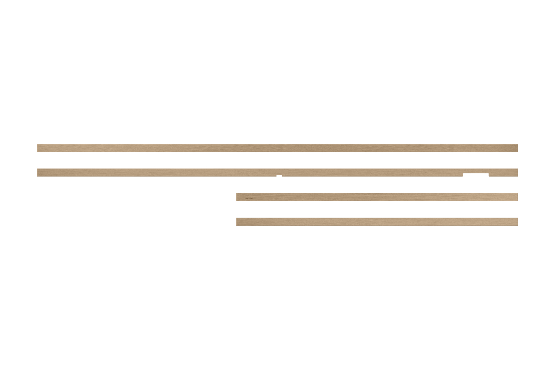 Samsung 75 Customisable Frame White Bezel (2025) - Teak