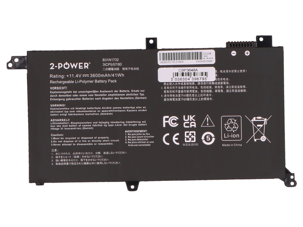 2-Power 2P-0B200-02960000 refacci�n para laptop Bater�a