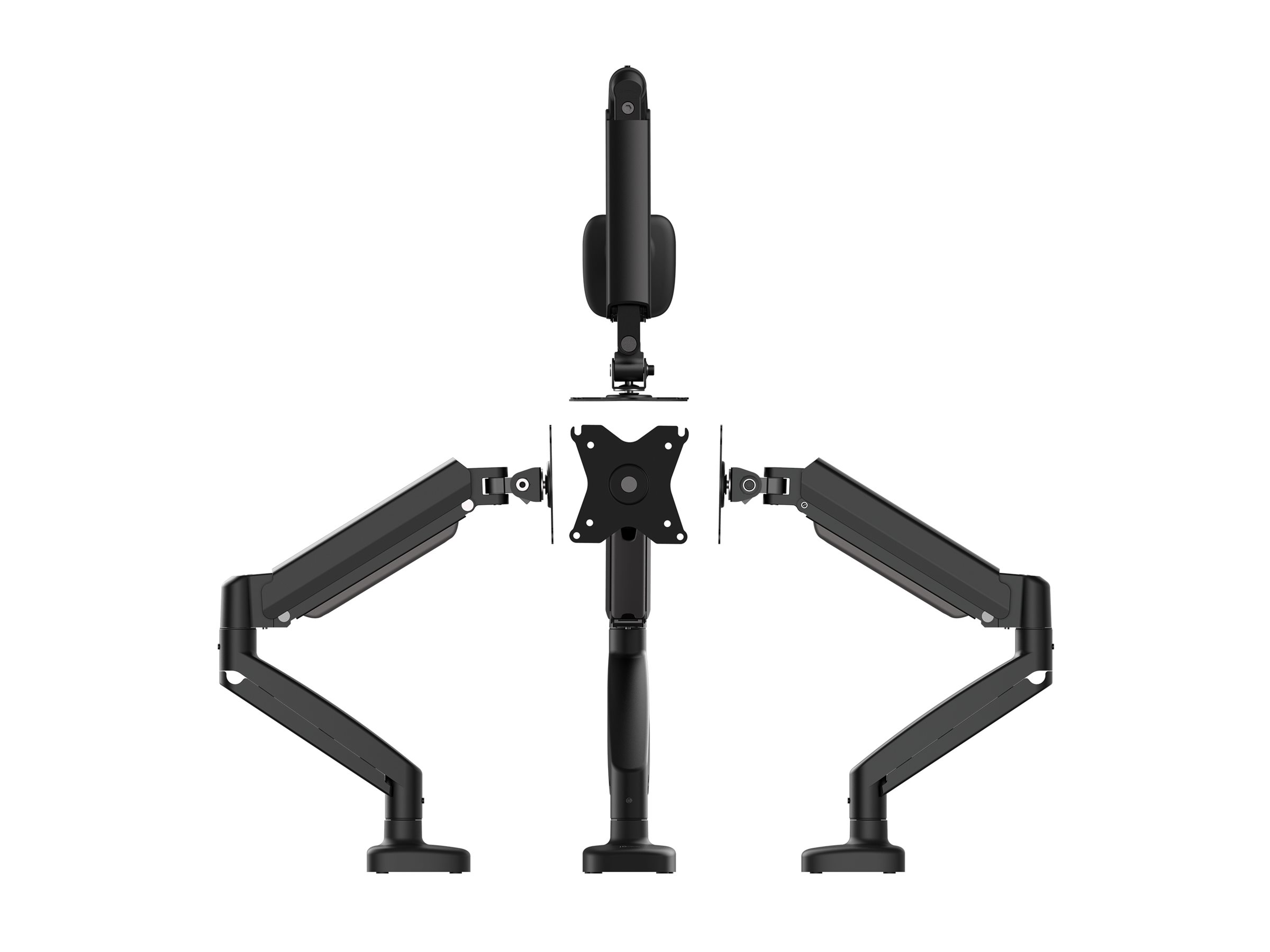 j5create JTSA101 Ergonomic Monitor Mount, Black