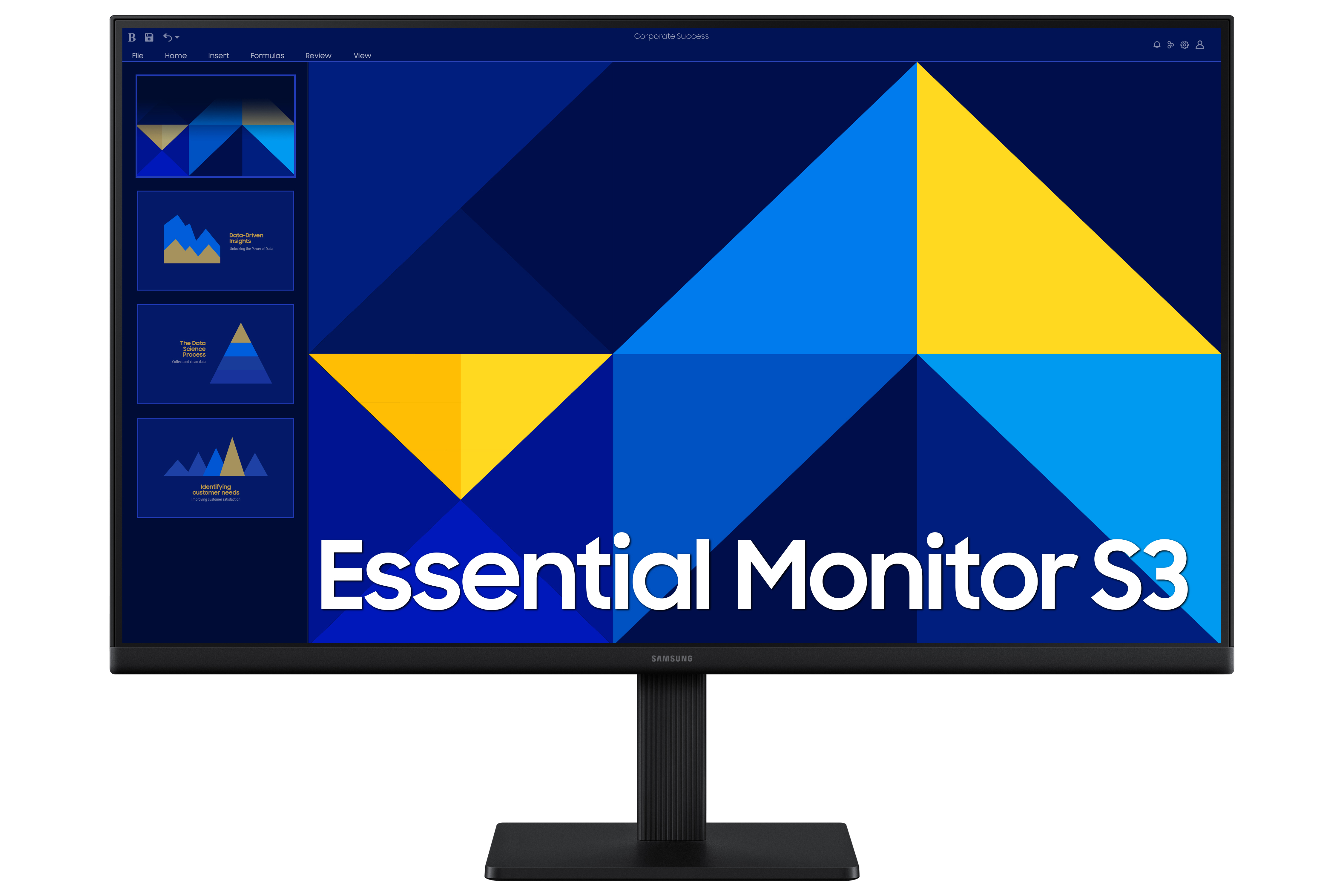 Samsung Essential S3 S27D302GAU - S30GD Series - LED-Monitor - 68.6 cm (27)