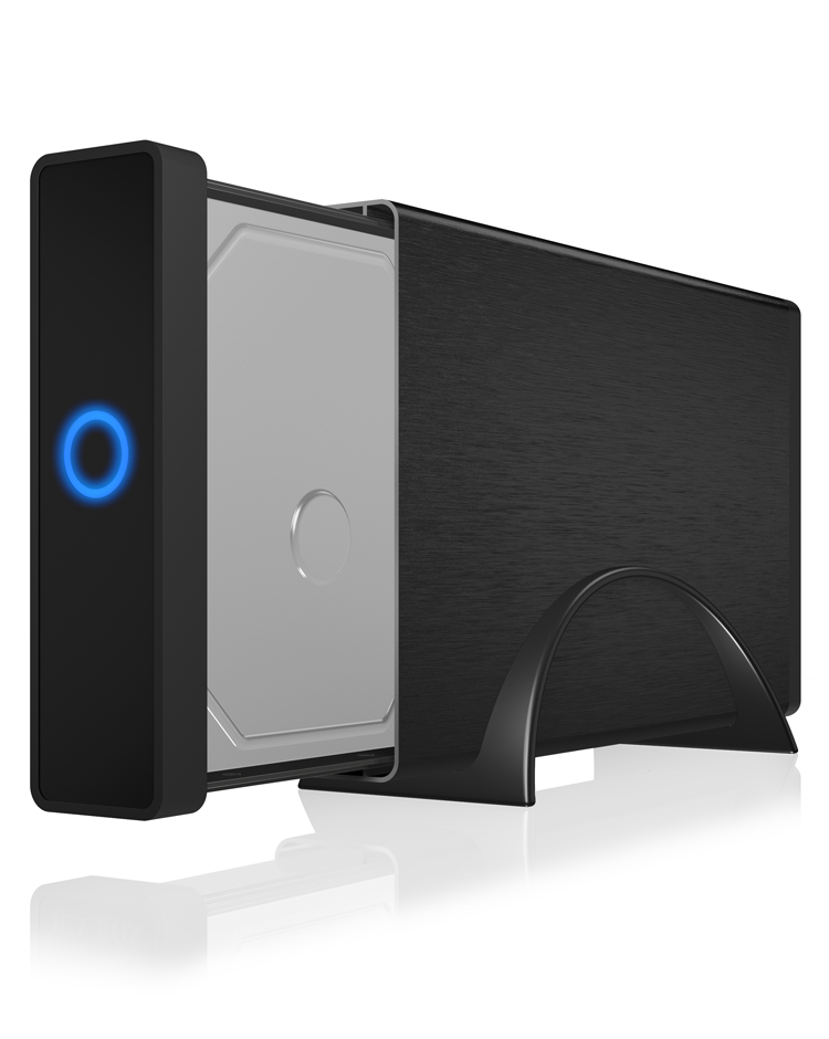 ICY BOX IB-377U3 Botier HDD Noir 3.5