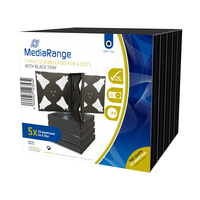 MEDIARANGE Retail pack 6er CD-Jewelcase - Behlter CD-Aufbewahrung - Kapazitt: 6 CD/DVD (Packung mit 10)