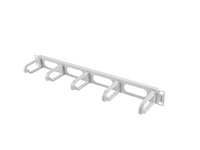 Lanberg AK-1205-S - Kabelmanagementtafel - Grau - Metall - Kunststoff - 1U - 48,3 cm (19 Zoll) - 482,6 mm