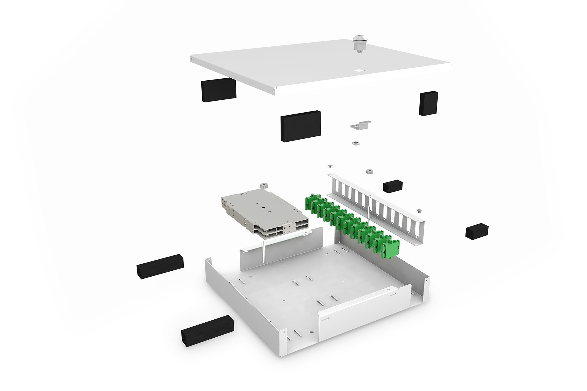 Digitus Fiber Optic Unibox for wall mounting, small