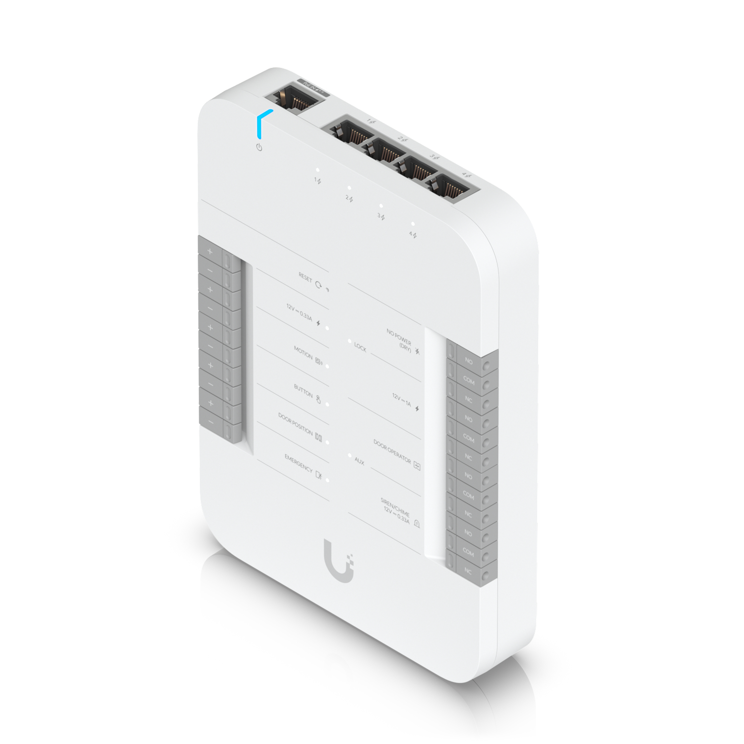 Ubiquiti Access Hub UA-Hub-Door UniFi X PORTA SINGOLA-CONTROLLO ENTRATA E - Hub - Power over Ethernet