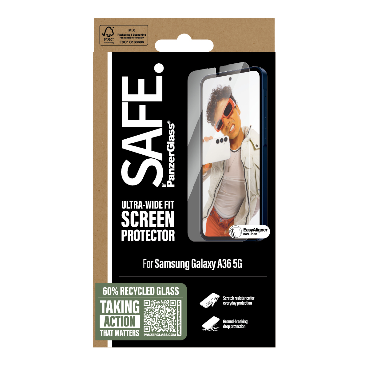 PanzerGlass SAFE. by PanzerGlass - Bildschirmschutz f�r Handy