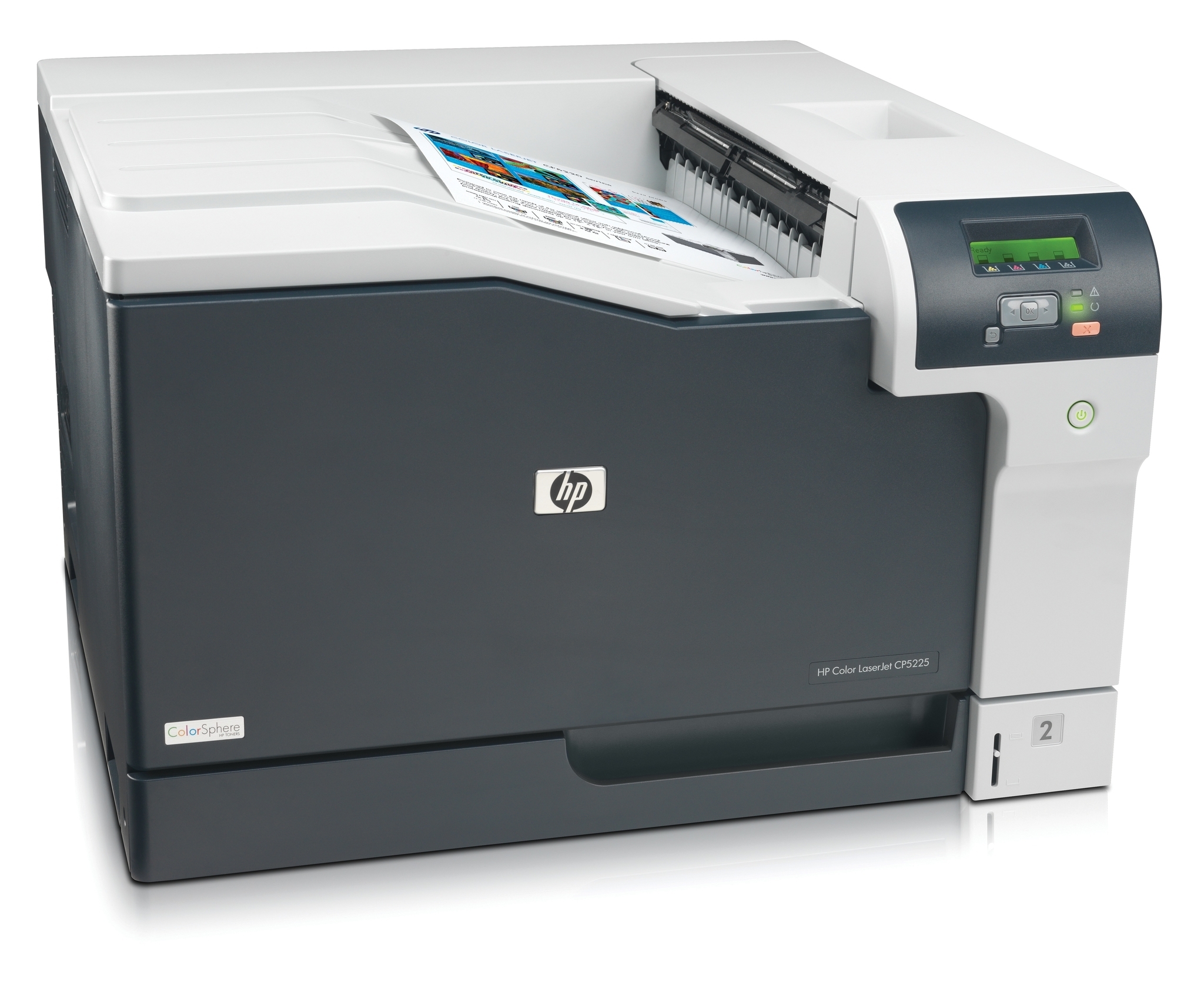 HP Color LaserJet Professional CP5225n - Drucker - Farbe - Laser - A3 - 600 dpi - bis zu 20 Seiten/Min. (einfarbig)/