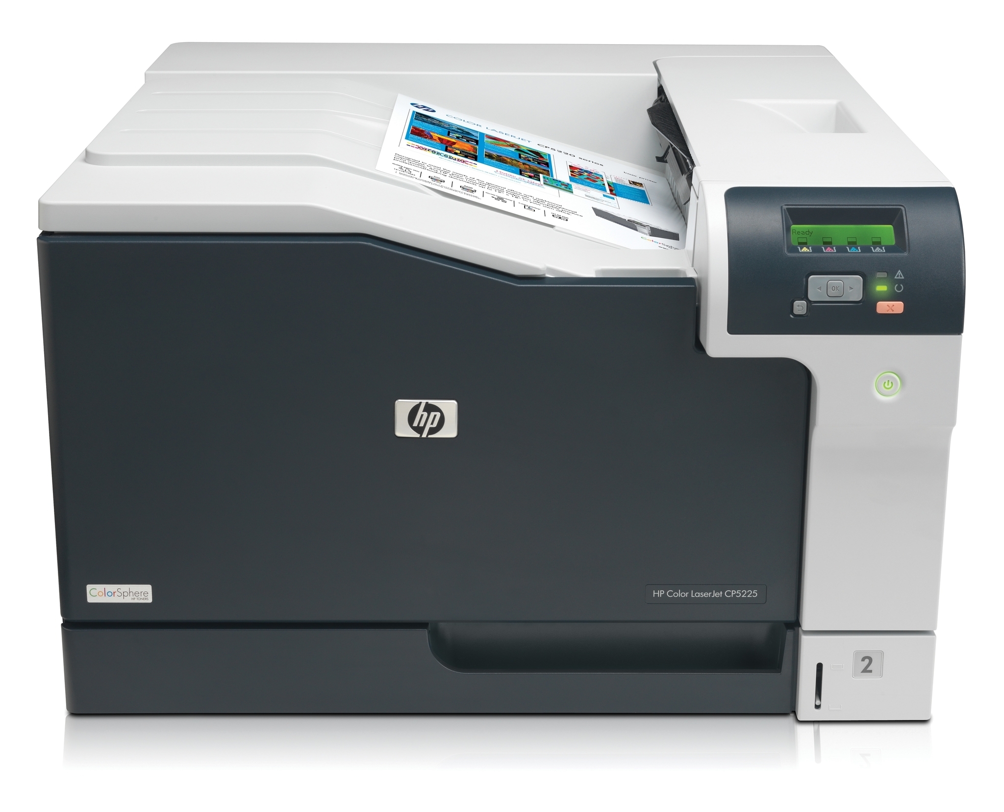 HP Color LaserJet Professional CP5225n - Drucker - Farbe - Laser - A3 - 600 dpi - bis zu 20 Seiten/Min. (einfarbig)/