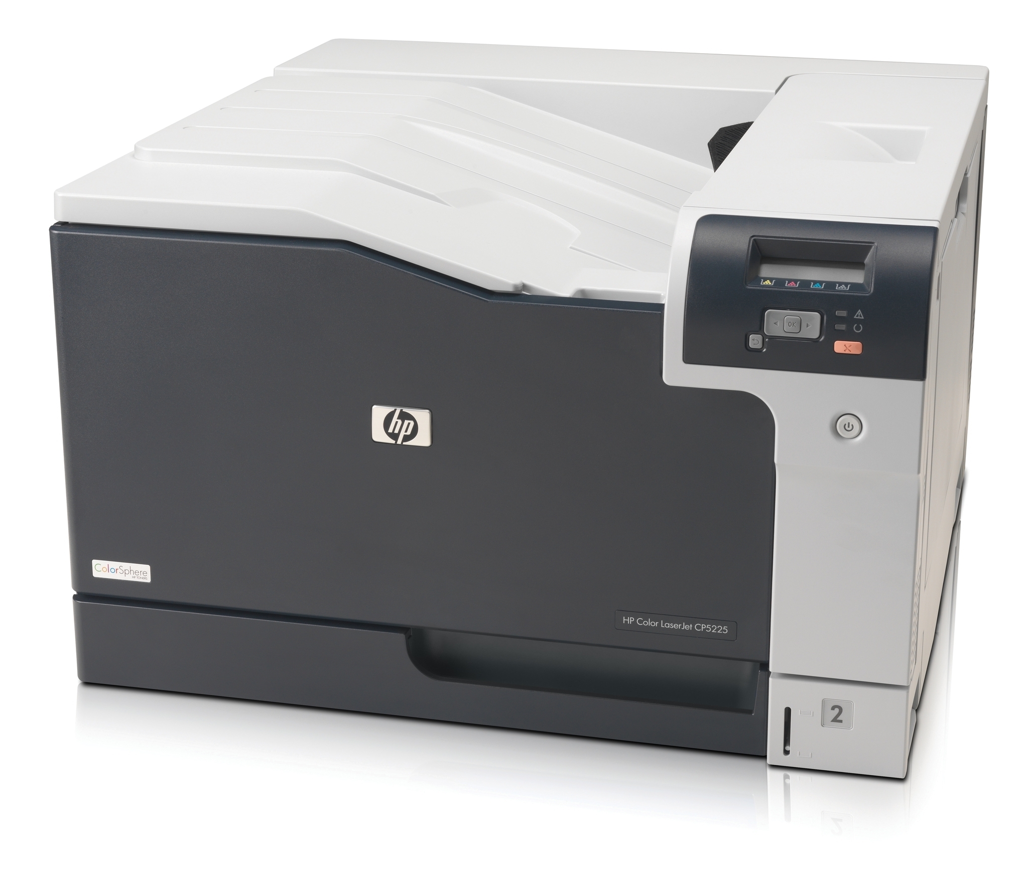 HP Color LaserJet Professional CP5225n - Drucker - Farbe - Laser - A3 - 600 dpi - bis zu 20 Seiten/Min. (einfarbig)/