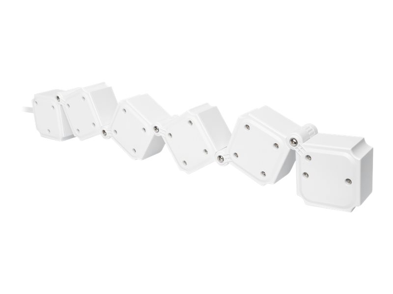 Digitus Presa multipla flessibile da 4 con 2 attacchi USB e interruttori