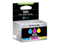 Lexmark 14N0849 cartouche dencre 3 pice(s) Original Cyan, Magenta, Jaune