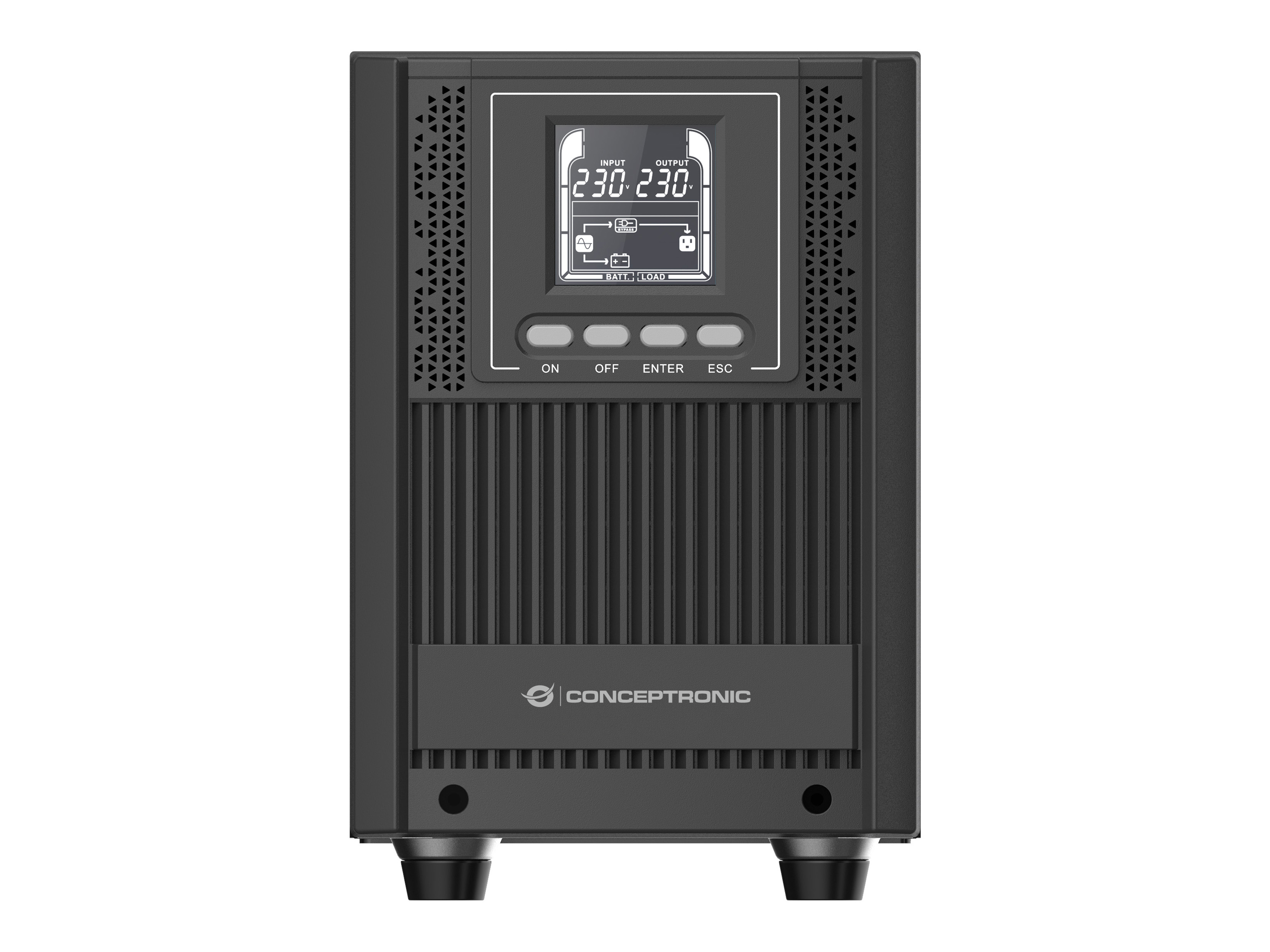 Conceptronic ZEUS USV 2000VA 1800W Online UPS,IEC EPO Port