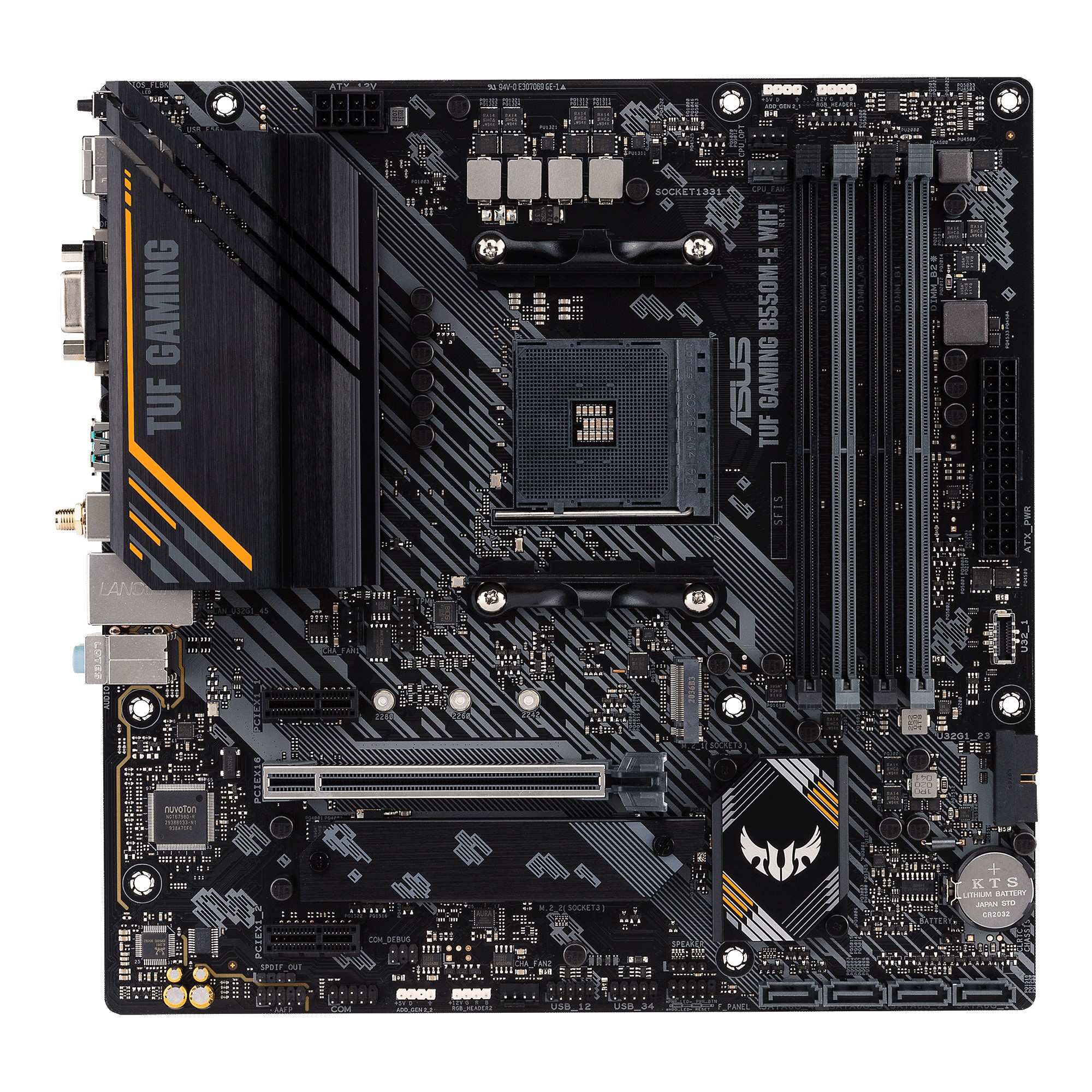 ASUS TUF GAMING B550M-E WIFI AMD B550 Z�calo AM4 micro ATX
