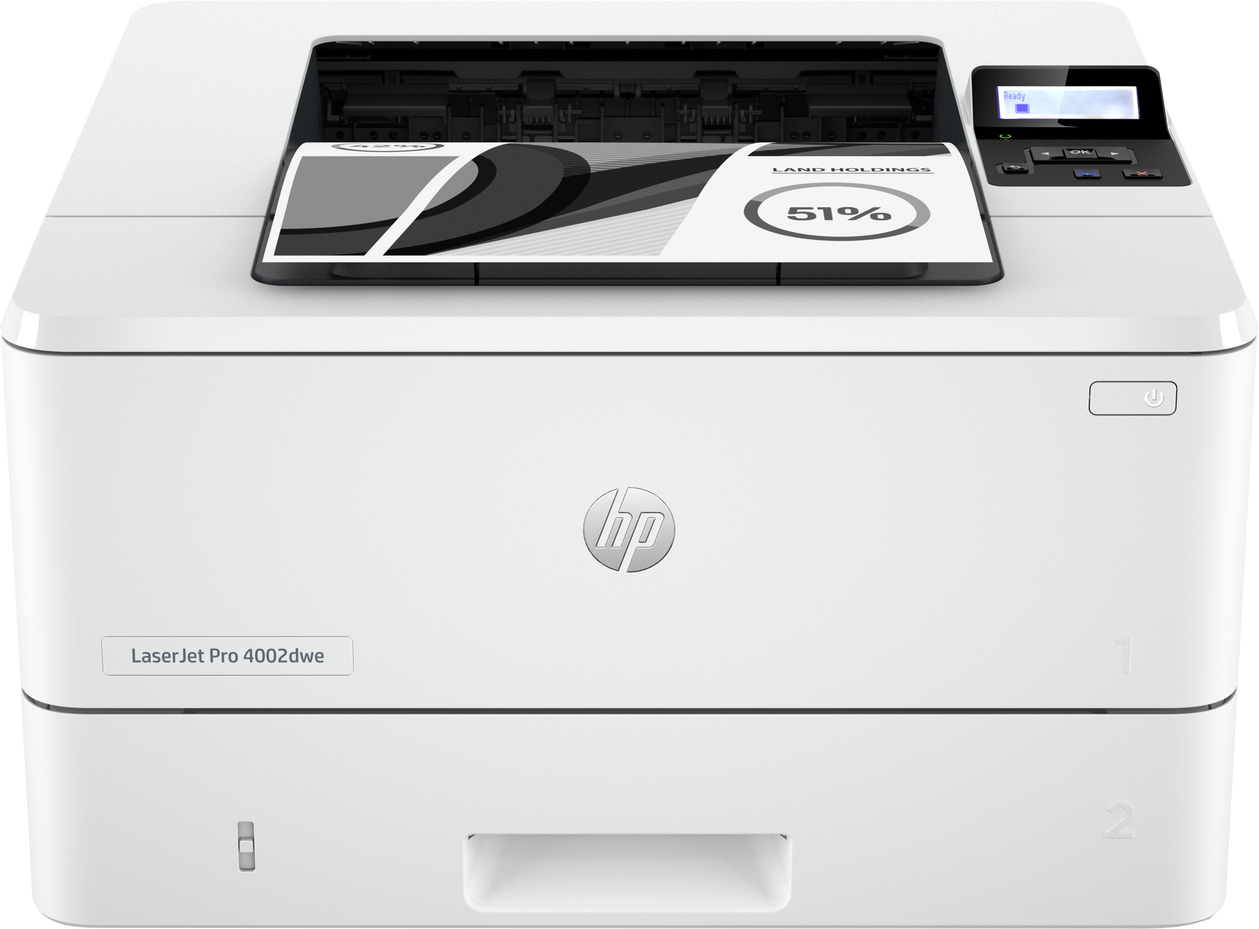 HP 2Z606E#B19  HP LaserJet Pro Imprimante HP 4002dwe, Noir et blanc,  Imprimante pour Petites/moyennes entreprises, Imprimer, Sans fil; HP+;  Éligibilité HP Instant Ink; Imprimer depuis un téléphone ou une tablette