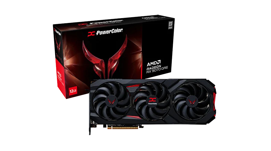 PowerColor Red Devil AMD Radeon RX 9070 GRE 12 Go GDDR6