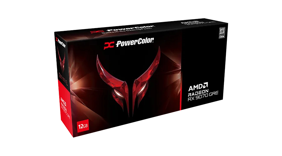 PowerColor Red Devil AMD Radeon RX 9070 GRE 12 Go GDDR6