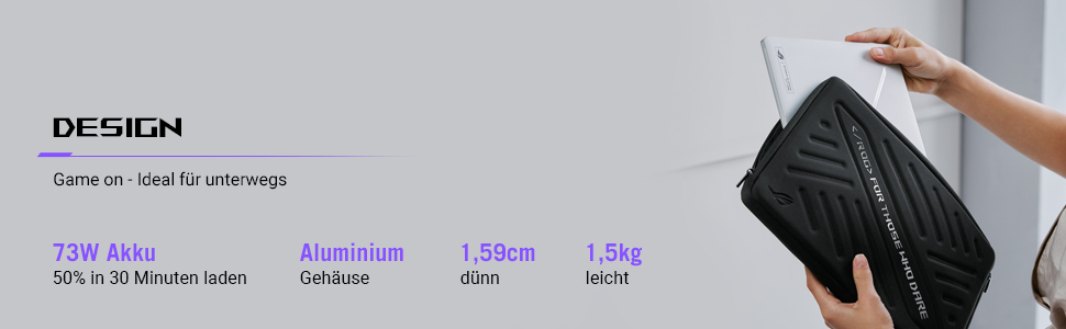 ASUS ROG Zephyrus G14 GA403WR-QS152W AMD Ryzen AI 9 HX 370 Ordinateur portable 35,6 cm (14) WQXGA+ 64 Go LPDDR5x-SDRAM 2 To SSD NVIDIA GeForce RTX 5070 Ti Wi-Fi 7 (802.11be) Windows 11 Home Allemand Noir, Gris