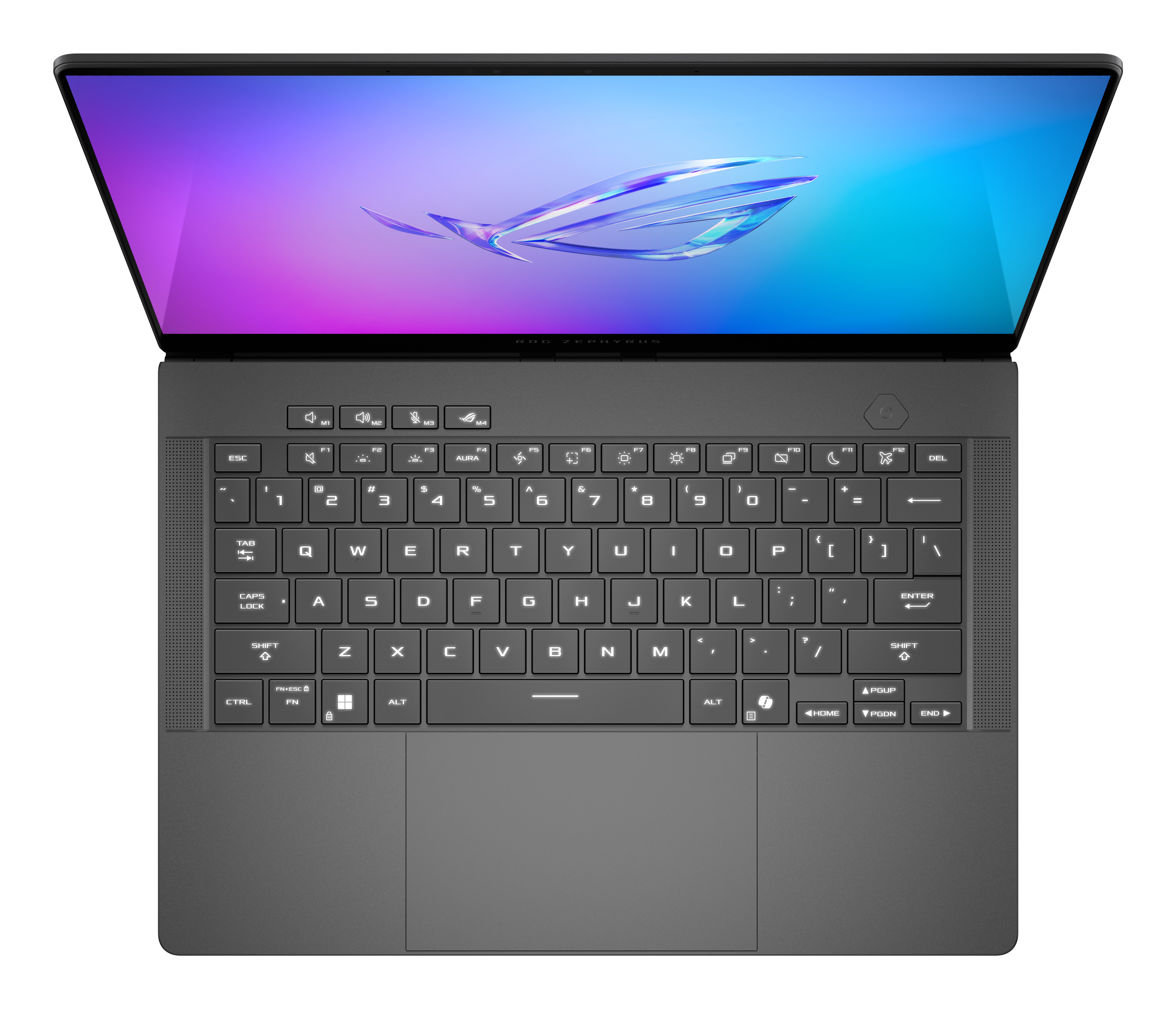 ASUS ROG Zephyrus G14 GA403WR-QS152W AMD Ryzen AI 9 HX 370 Ordinateur portable 35,6 cm (14) WQXGA+ 64 Go LPDDR5x-SDRAM 2 To SSD NVIDIA GeForce RTX 5070 Ti Wi-Fi 7 (802.11be) Windows 11 Home Allemand Noir, Gris