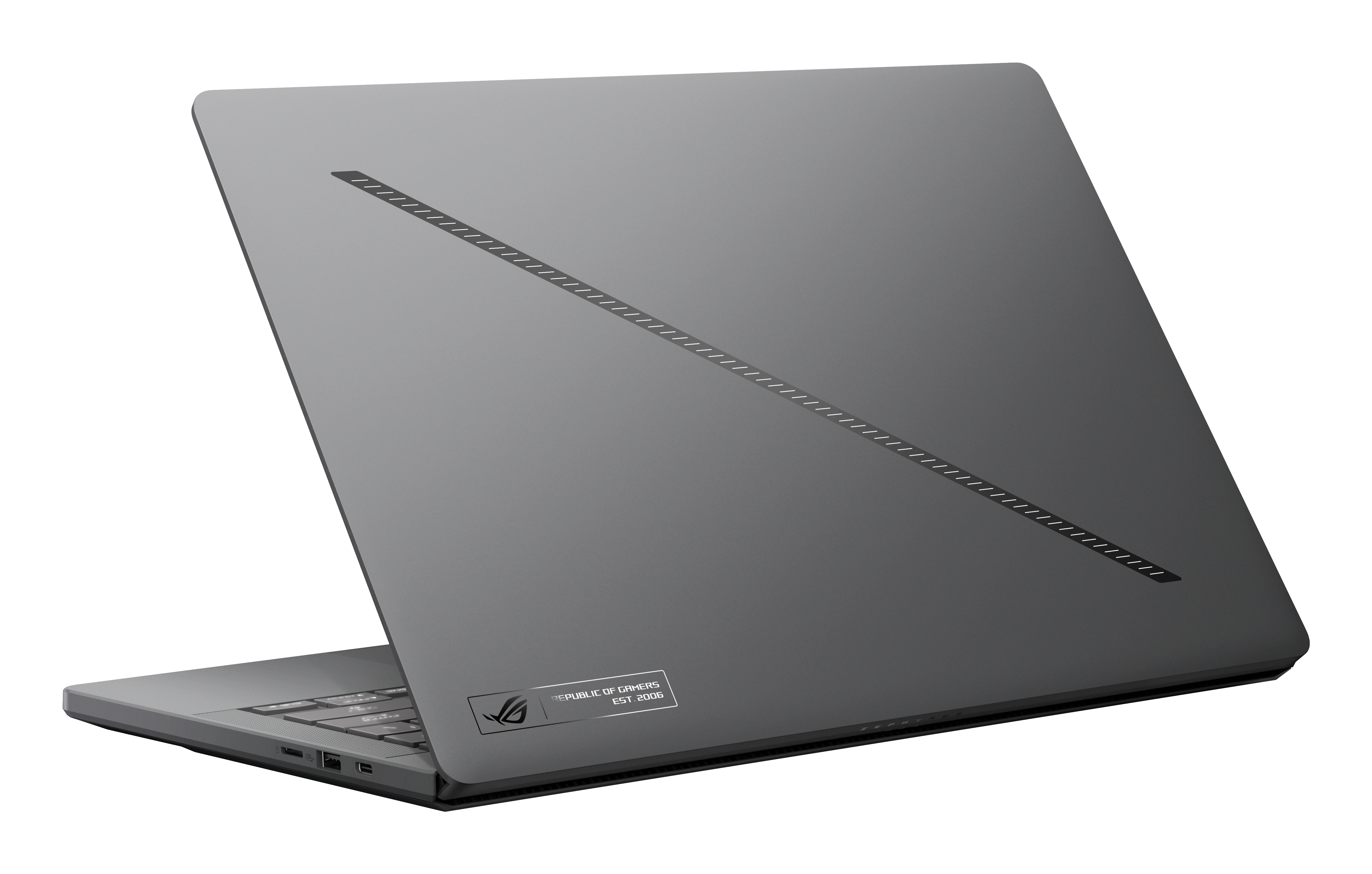 ASUS ROG Zephyrus G14 GA403WR-QS152W AMD Ryzen AI 9 HX 370 Ordinateur portable 35,6 cm (14) WQXGA+ 64 Go LPDDR5x-SDRAM 2 To SSD NVIDIA GeForce RTX 5070 Ti Wi-Fi 7 (802.11be) Windows 11 Home Allemand Noir, Gris