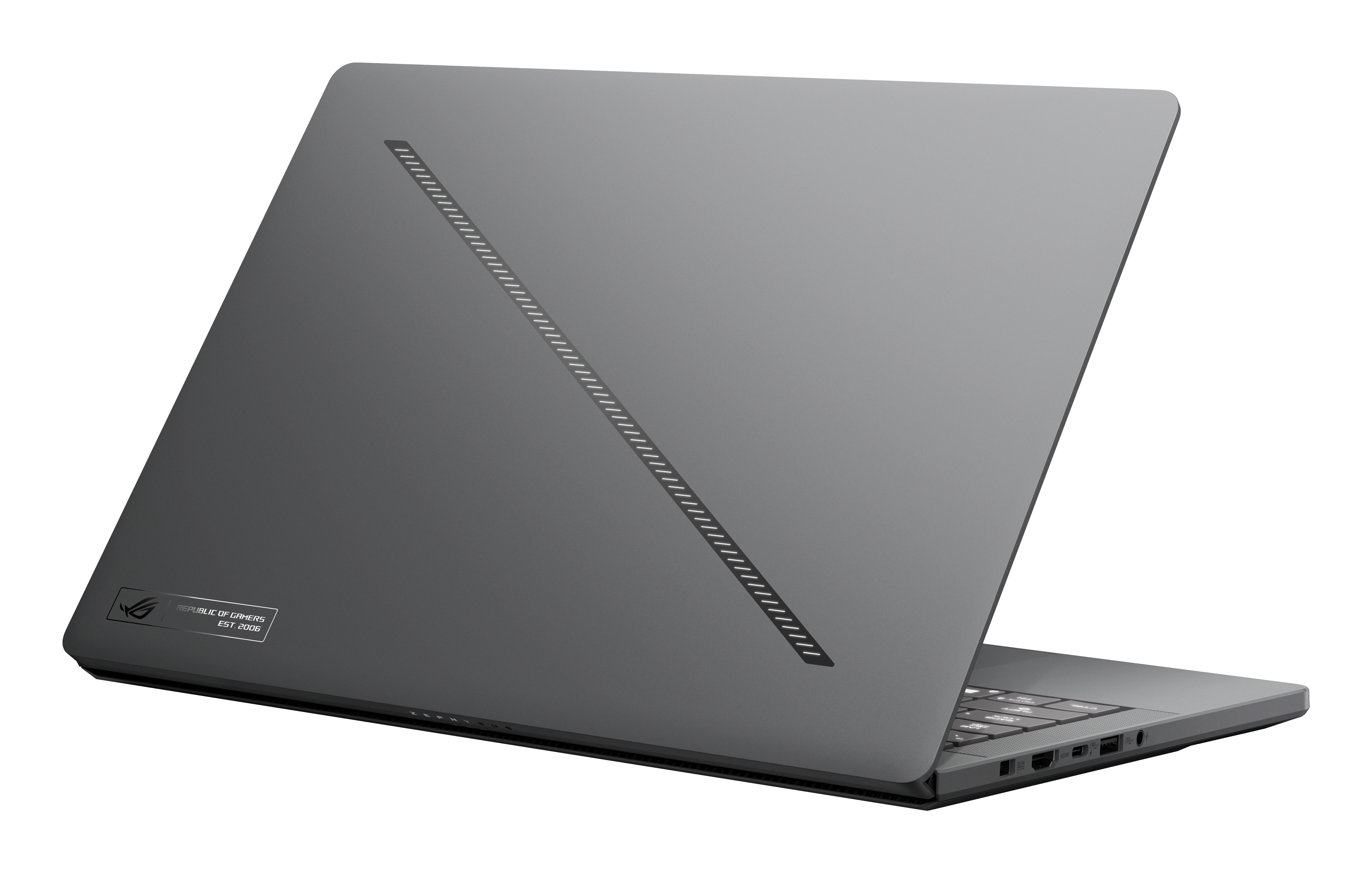ASUS ROG Zephyrus G14 GA403WR-QS152W AMD Ryzen AI 9 HX 370 Ordinateur portable 35,6 cm (14) WQXGA+ 64 Go LPDDR5x-SDRAM 2 To SSD NVIDIA GeForce RTX 5070 Ti Wi-Fi 7 (802.11be) Windows 11 Home Allemand Noir, Gris