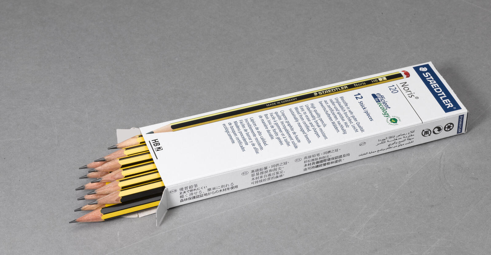 STAEDTLER Noris HB 12Stueck e Graphitstift NORIS120-2